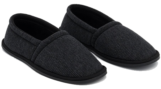 upper lets your foot breathe, keeping your slipper sweat and odor-free; machine washable for easy care